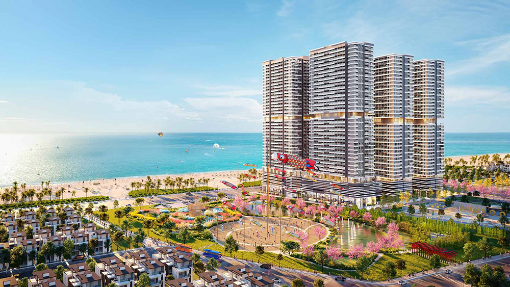 Khu đô thị biển Takashi Ocean Suite Kỳ Co là một trong những sản phẩm bất động sản biển đang được triển khai tại Quy Nhơn.